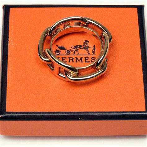 hermes scarf ring chaine d'ancre|chaine d'ancre scarf ring.